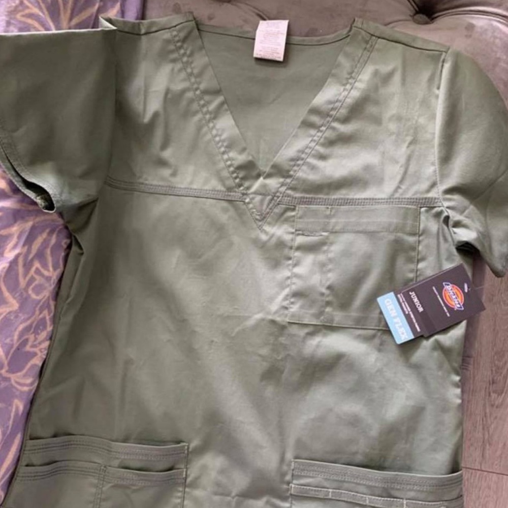 New Dickies Scrub Tops Navy Blue/Olive Green